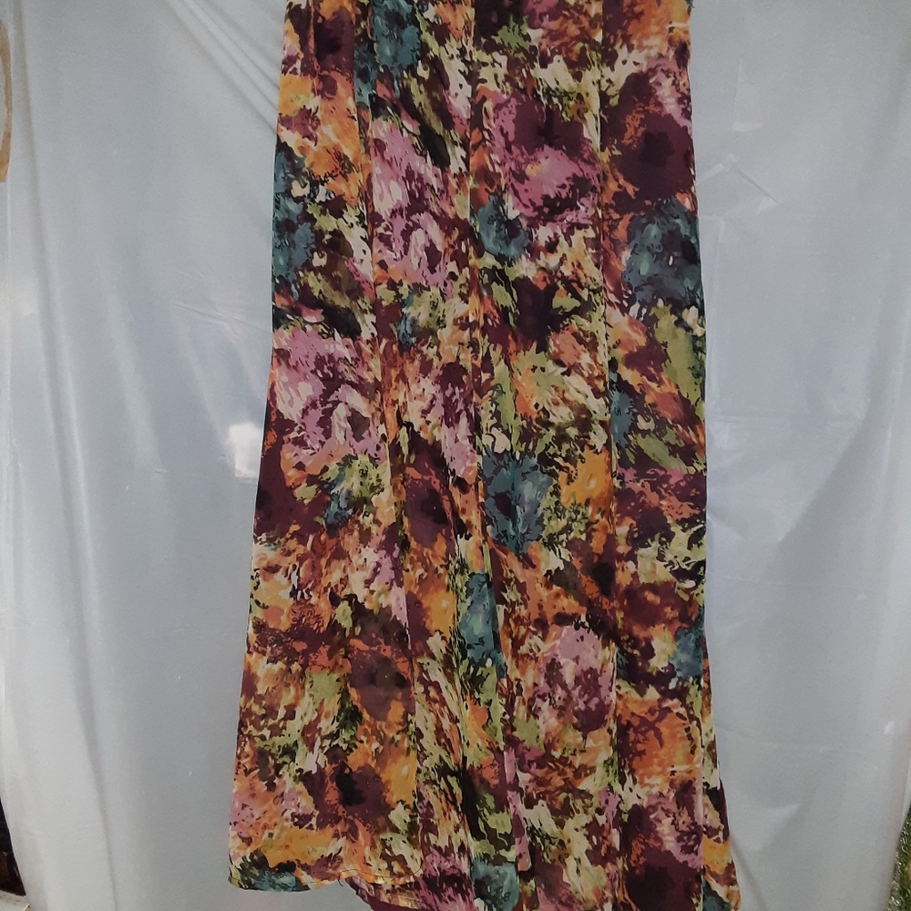 Coldwater Creek flower pattern skirt medium